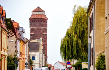 Alter Wasserturm in Tangermünde, Altmark Sachsen Anhalt
