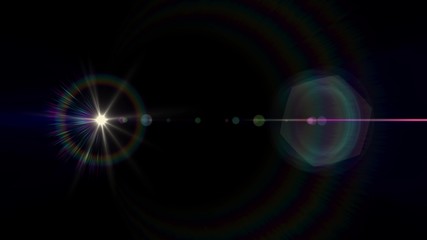 lights optical lens flares shiny bokeh illustration art background new natural lighting lamp rays effect colorful bright stock image