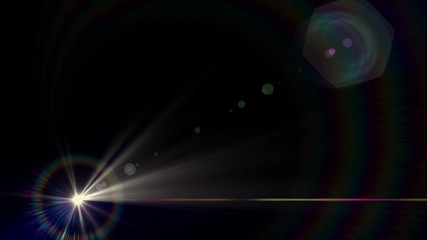 lights optical lens flares shiny bokeh illustration art background new natural lighting lamp rays effect colorful bright stock image