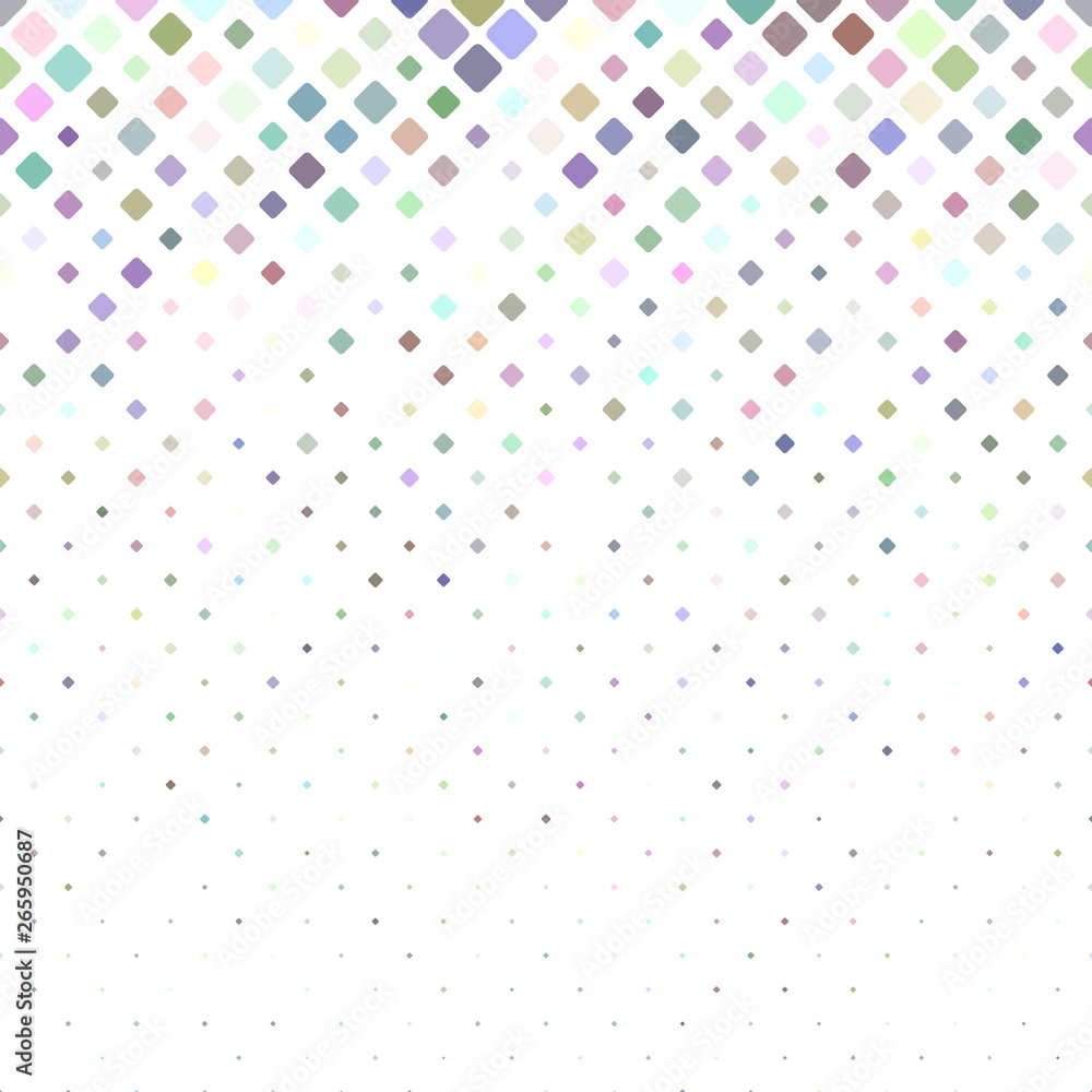 Poster geometrical rounded square pattern background - vector design from squares