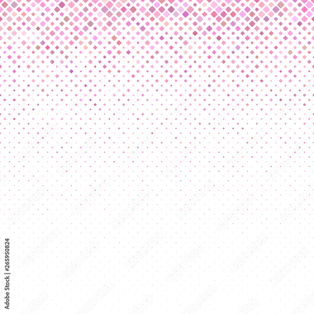 Poster geometrical diagonal square pattern - vector tile mosaic background