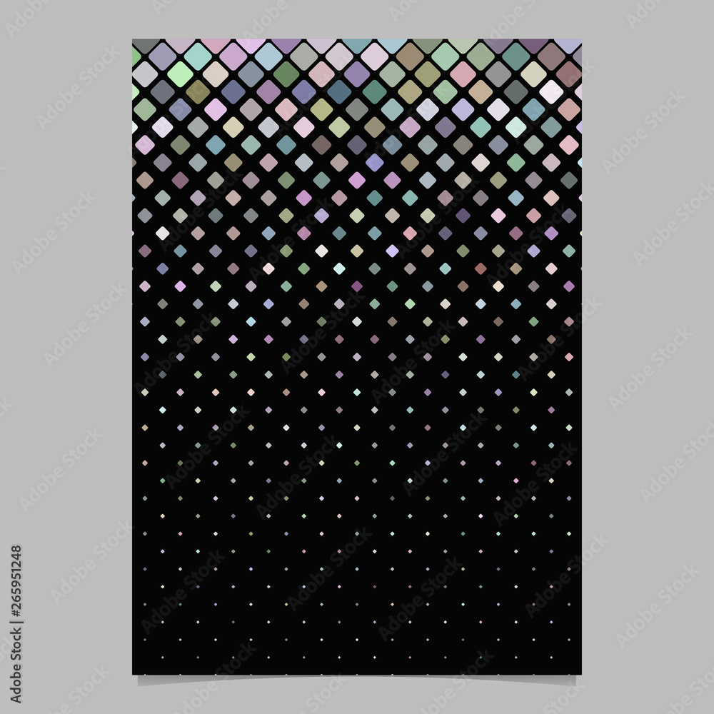 Aufkleber geometrical diagonal square mosaic pattern page background