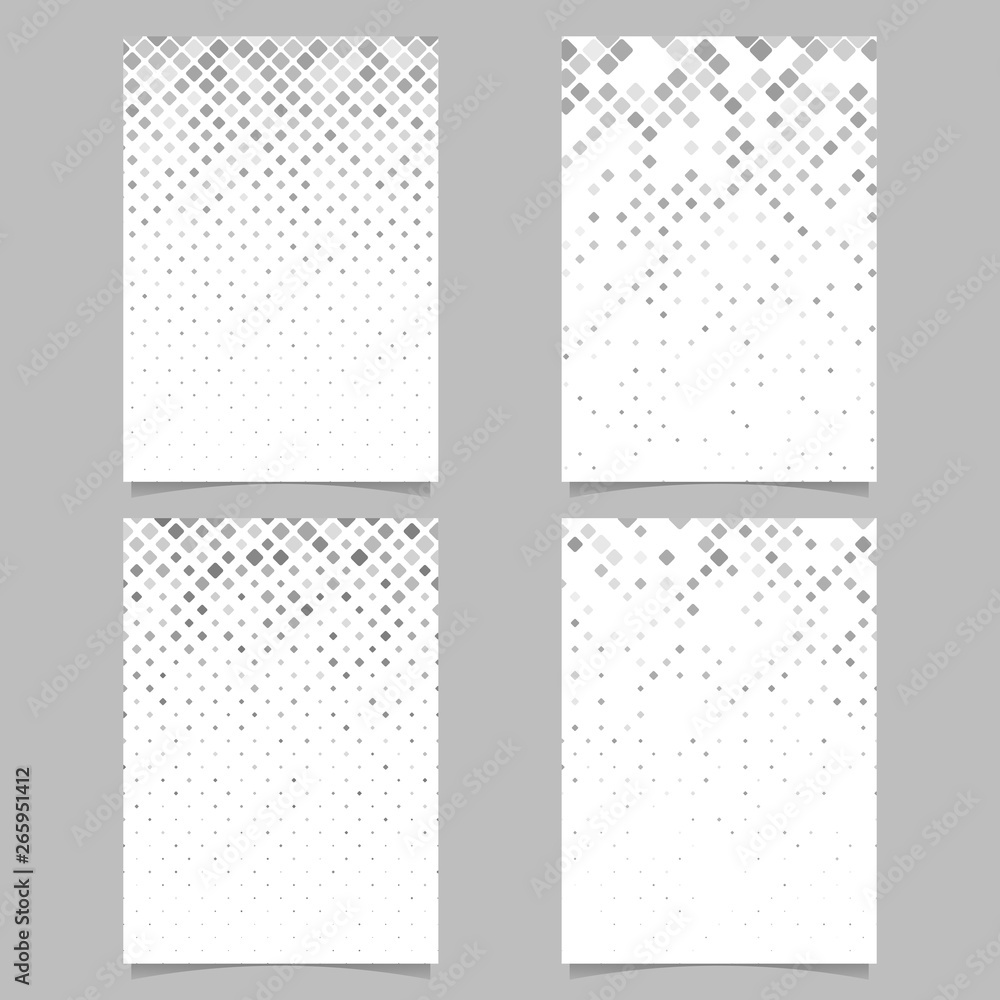 Poster diagonal square pattern poster design - vector mosaic cover background