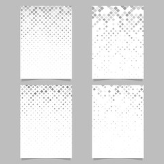 Diagonal square pattern poster design - vector mosaic cover background