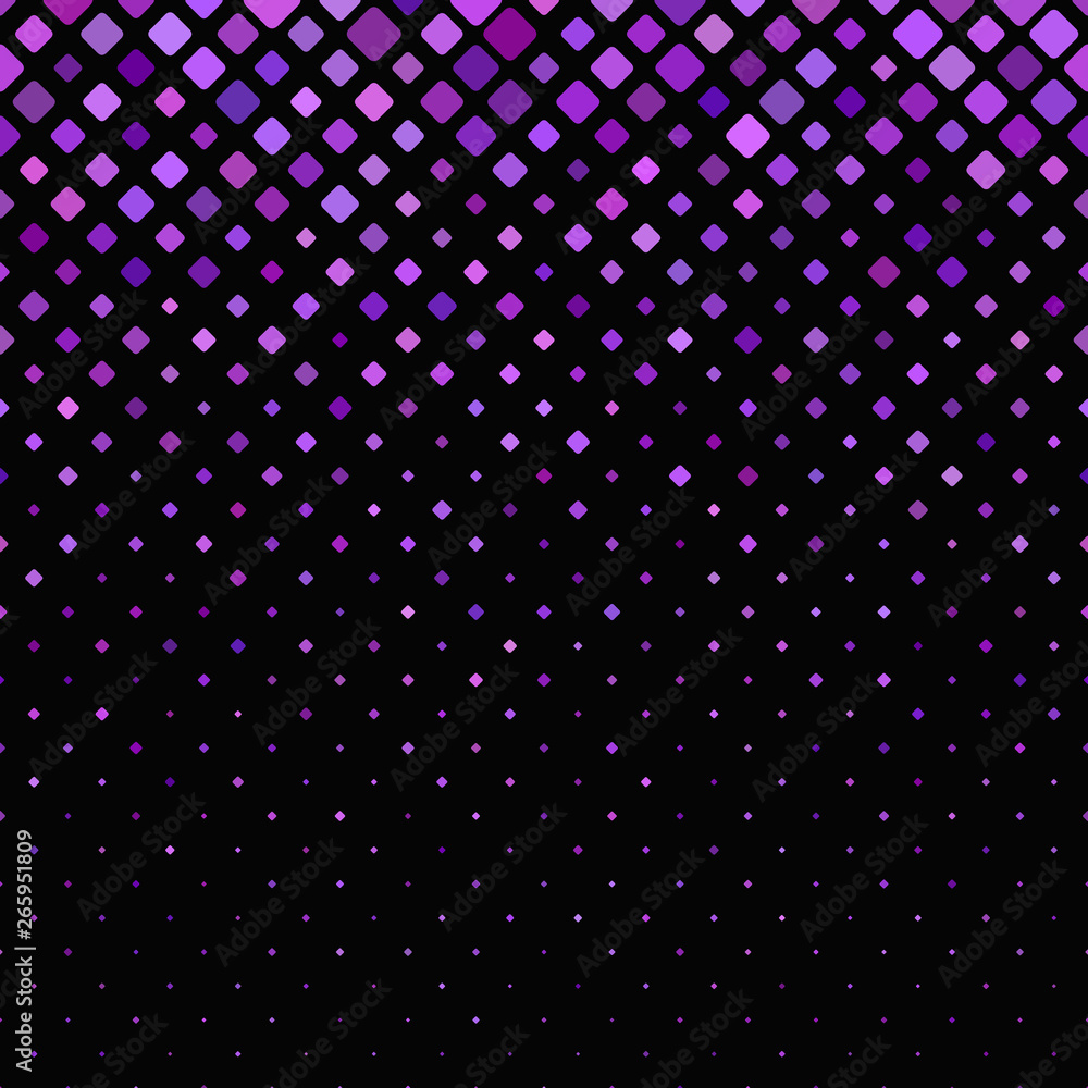 Poster diagonal rounded square pattern - vector mosaic tile background