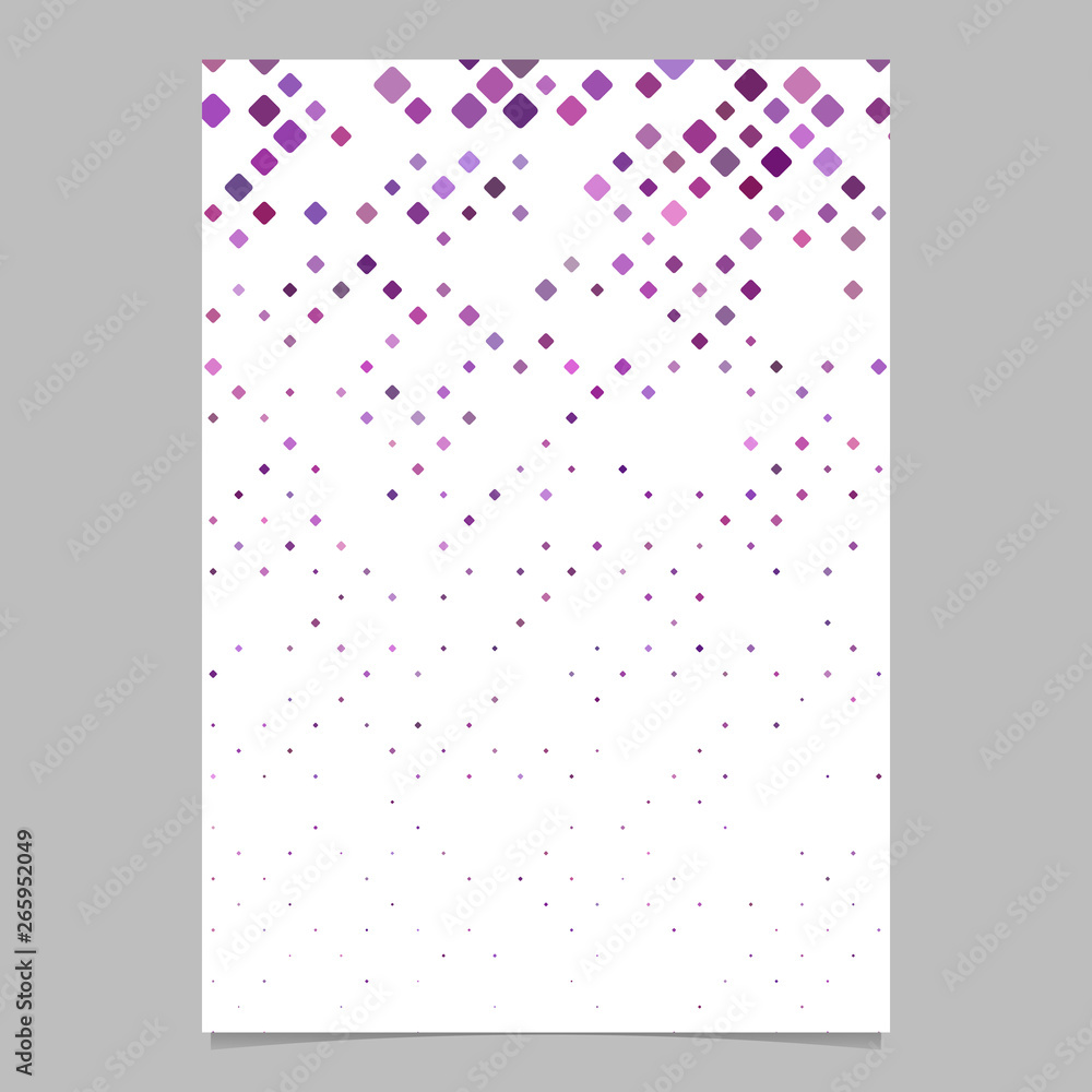 Poster geometrical diagonal square pattern background brochure template
