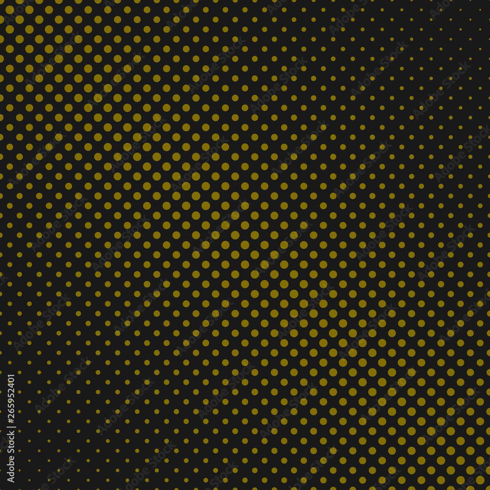 Poster geometric halftone dot pattern background - vector graphic