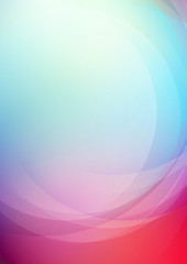 Abstract curved on colorful background
