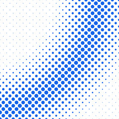 Retro abstract halftone circle pattern background - vector illustration