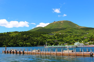 芦ノ湖と駒ヶ岳