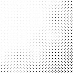 Monochrome abstract geometrical halftone square pattern background from squares