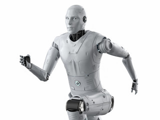 robot running or jumping