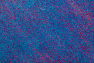Navy blue background of felt fabric. Texture of woolen textile