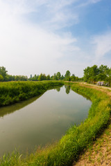 The river Tergola in Italy