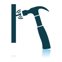 Icon Of Hammer Beat To Nail