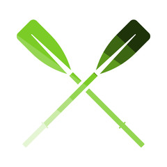 Icon Of Boat Oars