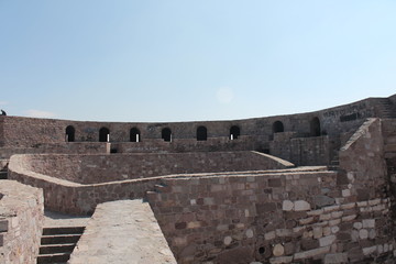 Ankara castle photo with blue sky