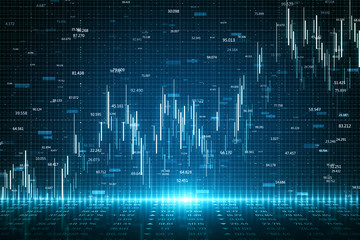 Abstract forex chart backdrop