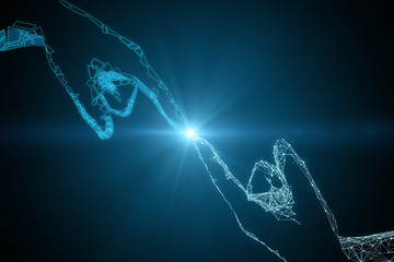 Ai and teamwork concept