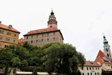 the Town of Cesky Krumlov, Czech