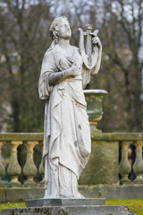 Statue in the Jardin de Luxembourg, Paris, France