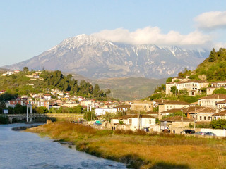Fototapeta na wymiar Old town of Berat, Albania
