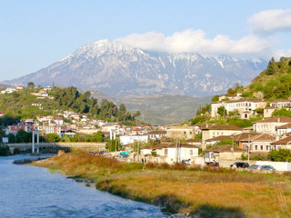Fototapeta na wymiar Old town of Berat, Albania