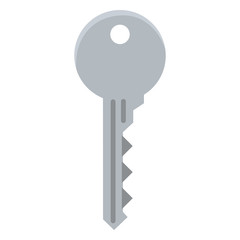 Vector Single Flat Modern Key Icon