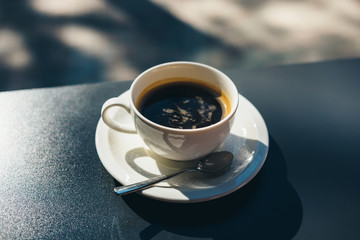 Cup of fresh coffee