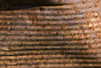 old dirty Rusty Tin Background.