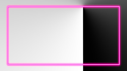 Pink neon lights with lots of copy space for text or product display. Modern abstract background.