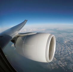 wing view during flight