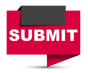 red vector banner submit