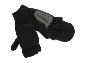 Fingerless gloves isolated on white background
