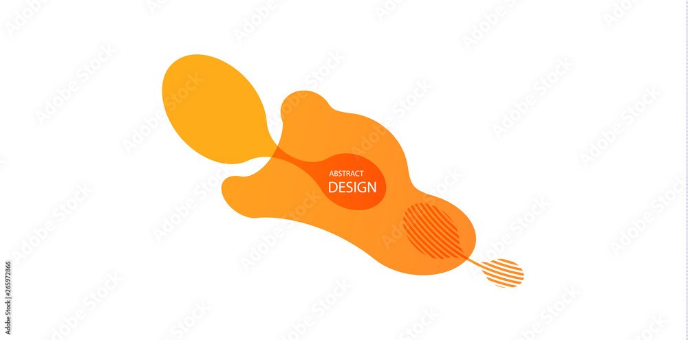 Poster gradient geometric banners with flowing liquid shapes. dynamic fluid design for logo, flyers or pres