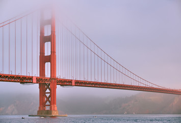 Golden Gate Bridge at morning, San Francisco, California