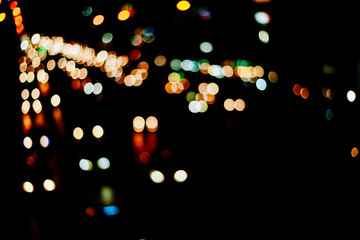 Abstract Light Bokeh Background, blur colorful bokeh light background