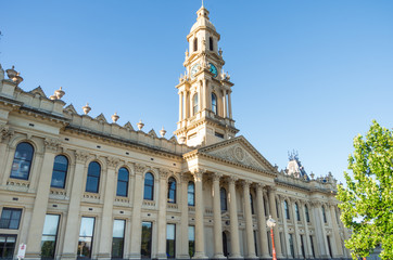 Fototapeta na wymiar South Melbourne Town Hall in the City of Port Phillip in Melbourne, Australia