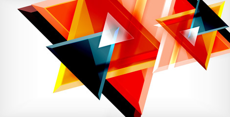 Triangle abstract background
