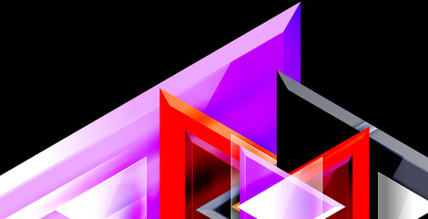 Triangle abstract background