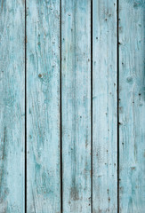 Fototapeta premium Rustic old wood plank background. Blue and green vintage texture background. Blue grunge wood wall pattern. Blue wooden background.flat-lay