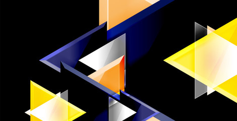 Triangle abstract background