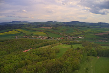 Thüringen. Vogelperspektive.