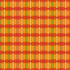 dark orange, golden rod and medium violet red repeating geometric shapes. can be used for tablecloth fashion design, textiles, wallpaper or as texture