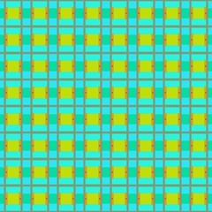 golden rod, turquoise and gray gray repeating geometric shapes. can be used for tablecloth fashion design, textiles, wallpaper or as texture