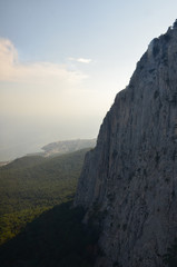 View from Mount Ai-Petri in Crimea, Russia
