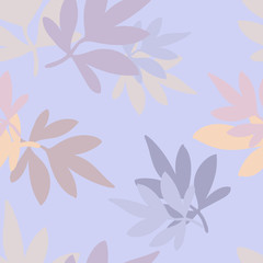 Seamless Elegant Pattern with Leaves for Fashion Textile, Wedding Fabric, Art Print.Texture, floral design, tropical background, summer Eps10