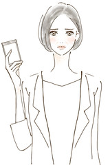 二段階認証　二要素認証　携帯　連絡　スマホトラブル　バリキャリ　シニア女性　SNS疲れ　ストレス