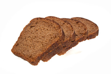 bread isolated on white background