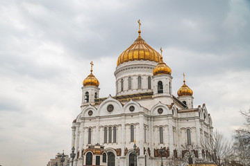 Naklejka premium Christ Erlöser Kathedrale in Moskau, Russland